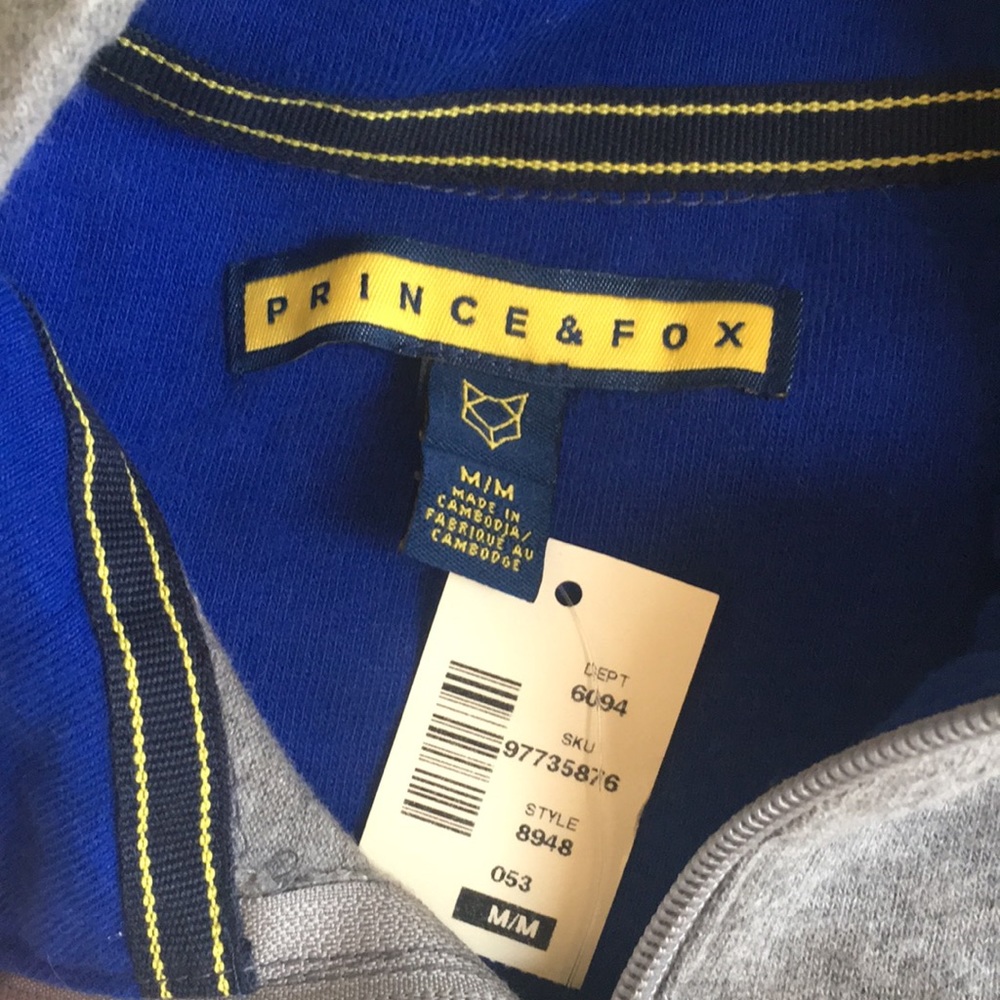 Men’s Prince & Fox long sleeve 1/4 zip
